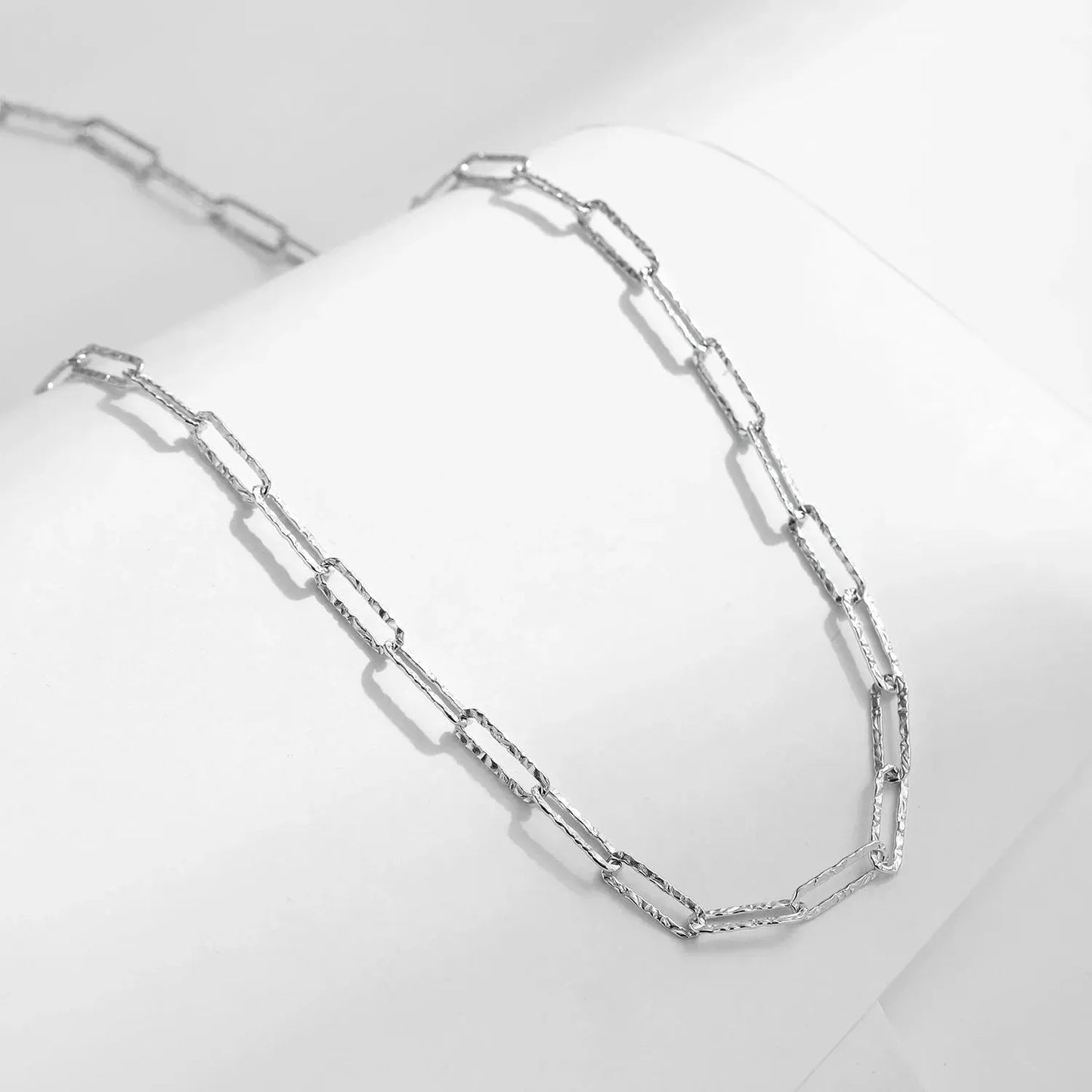 Tinfoil Texture Trendy Necklace