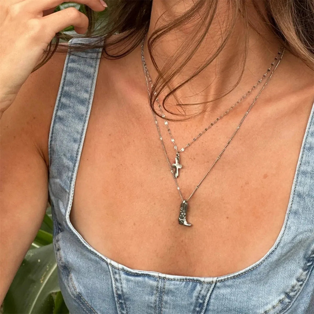 Cowboy Boot Necklace