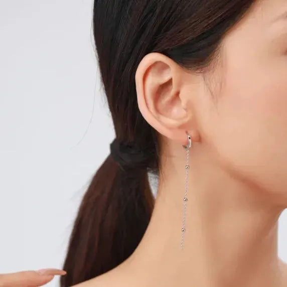 Long Tassel Drop Earring