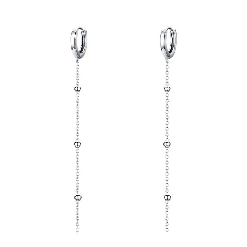 Long Tassel Drop Earring