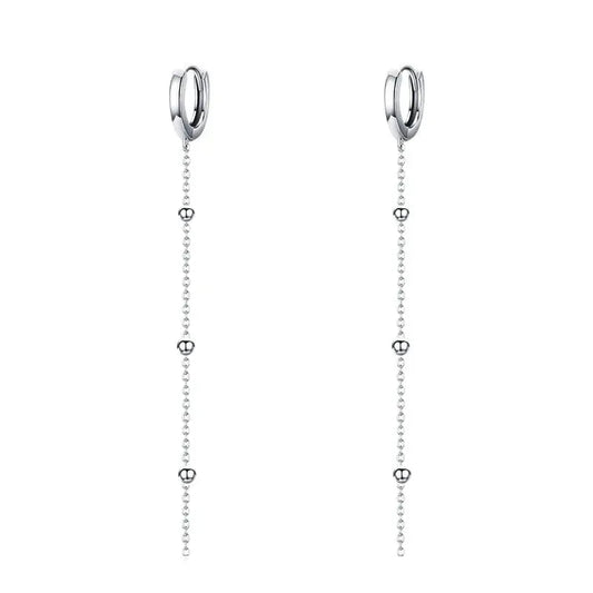 Long Tassel Drop Earring