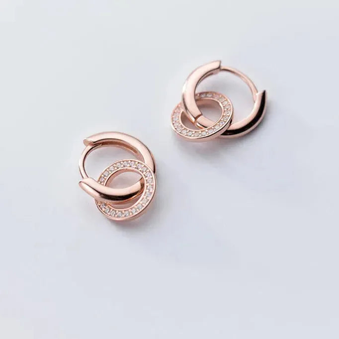 Sparkling Hoop Earrings