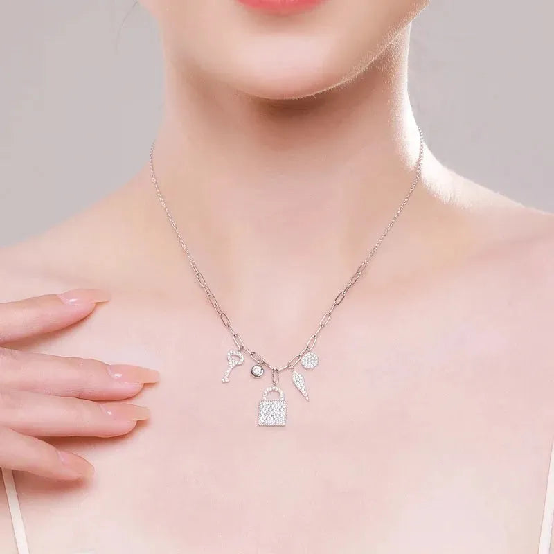 Lock Charm Necklace