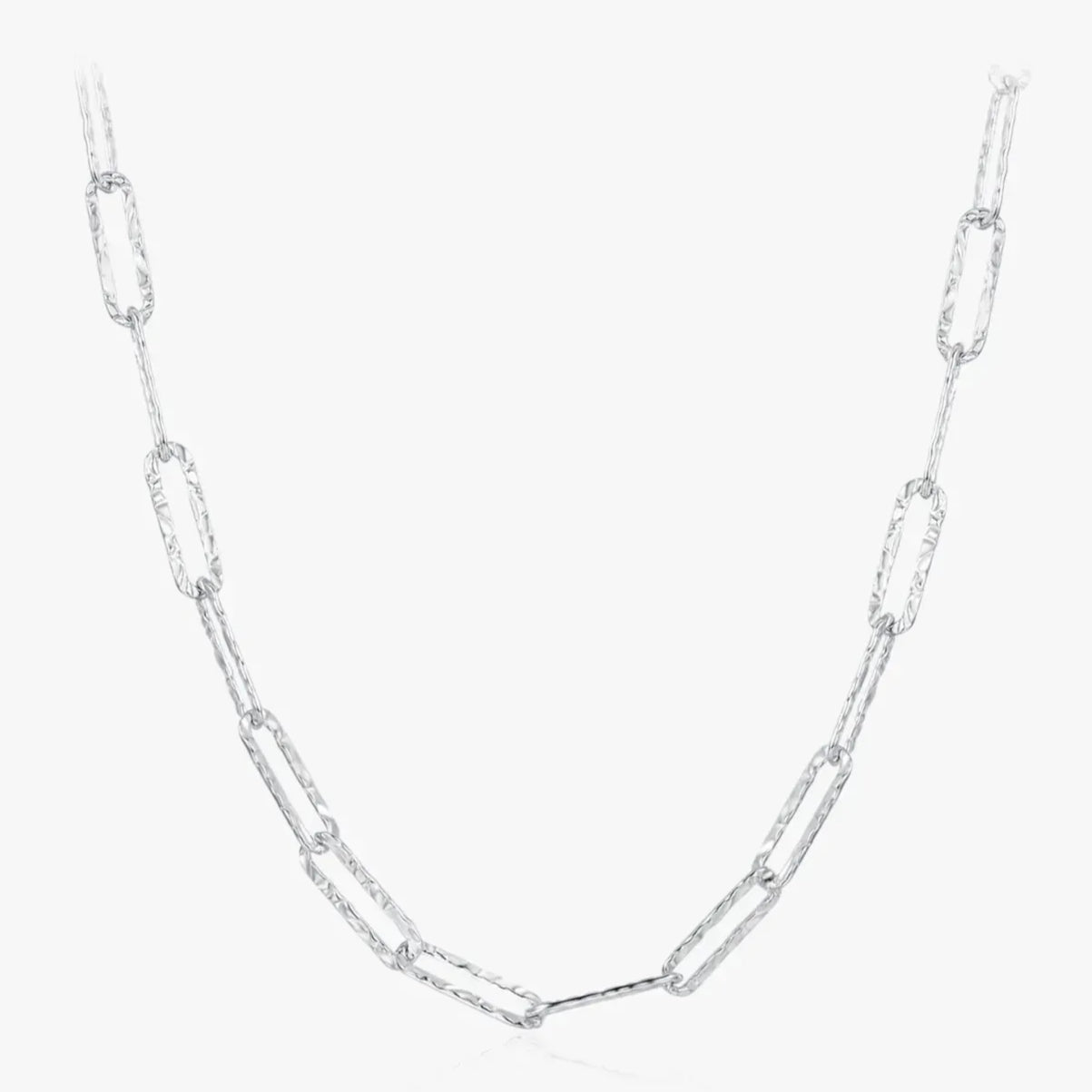 Tinfoil Texture Trendy Necklace
