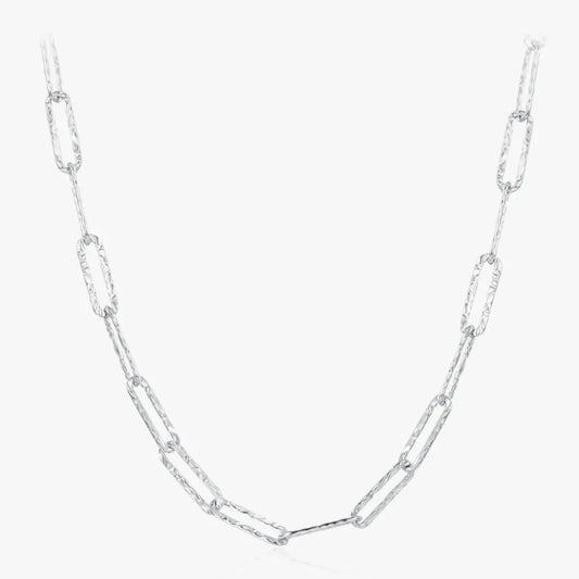 Tinfoil Texture Trendy Necklace