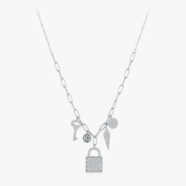 Lock Charm Necklace