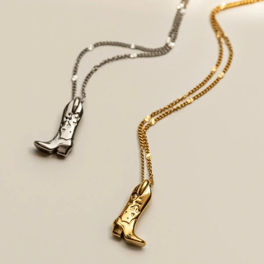 Cowboy Boot Necklace