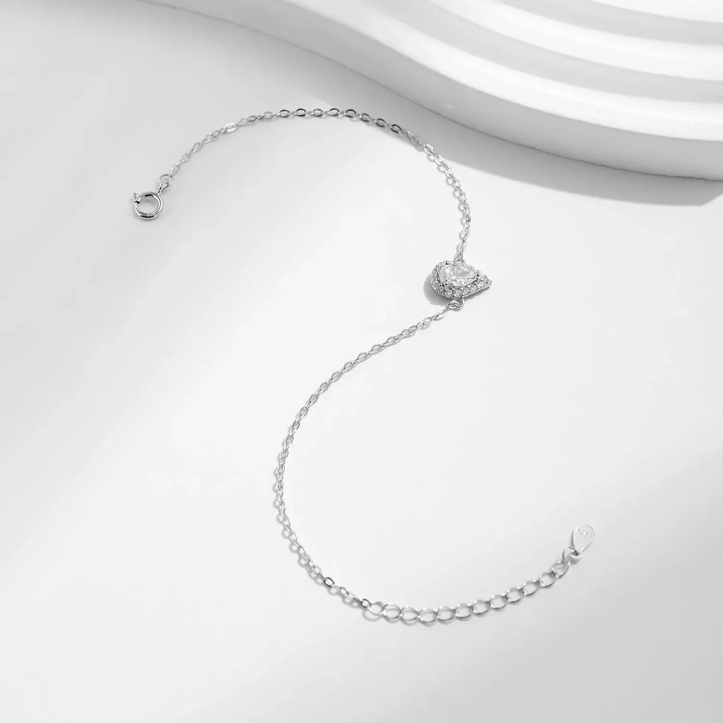 Water Drop Clear CZ Bracelet