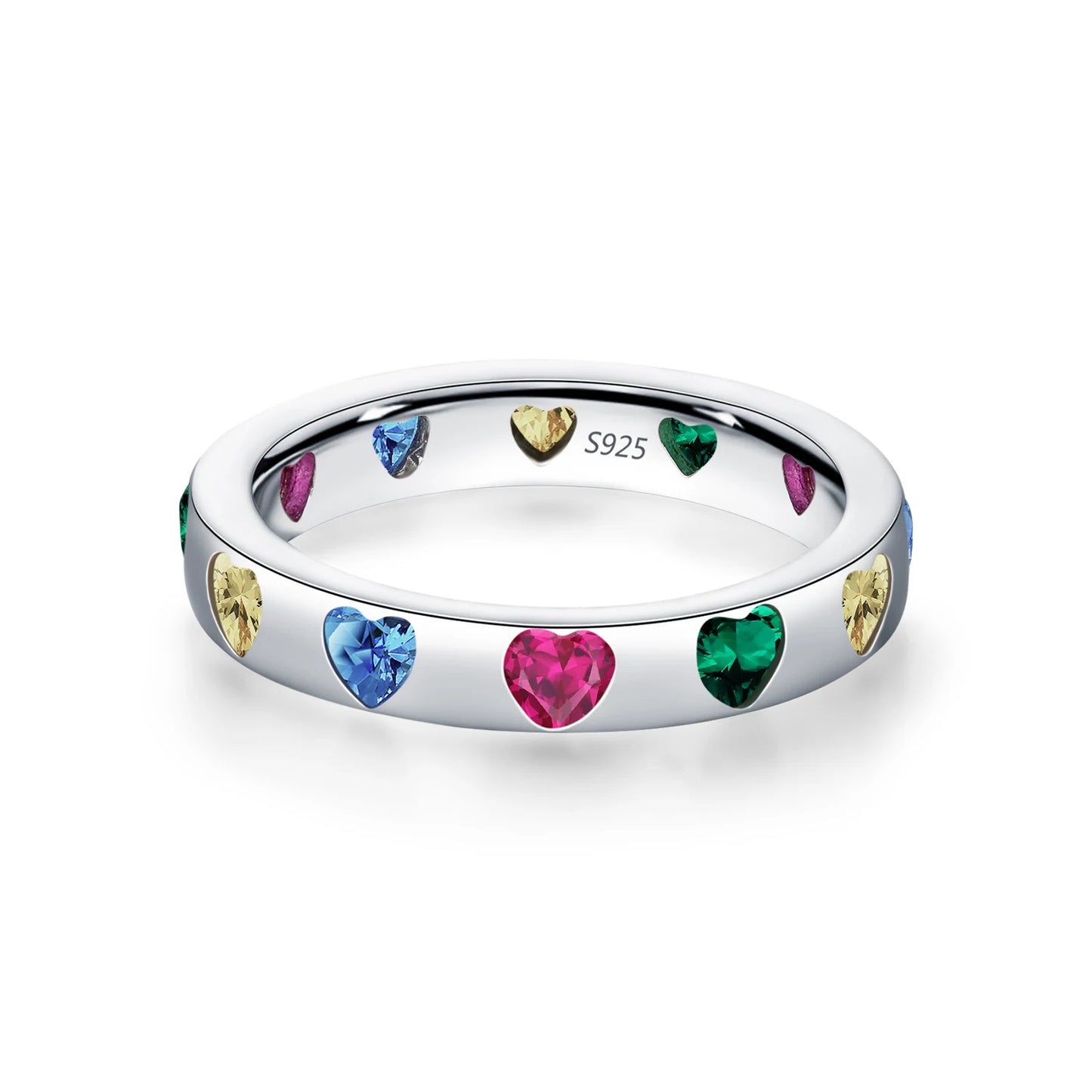 Colorful Heart Ring