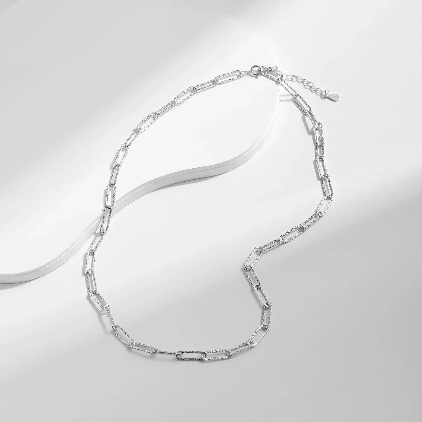 Tinfoil Texture Trendy Necklace