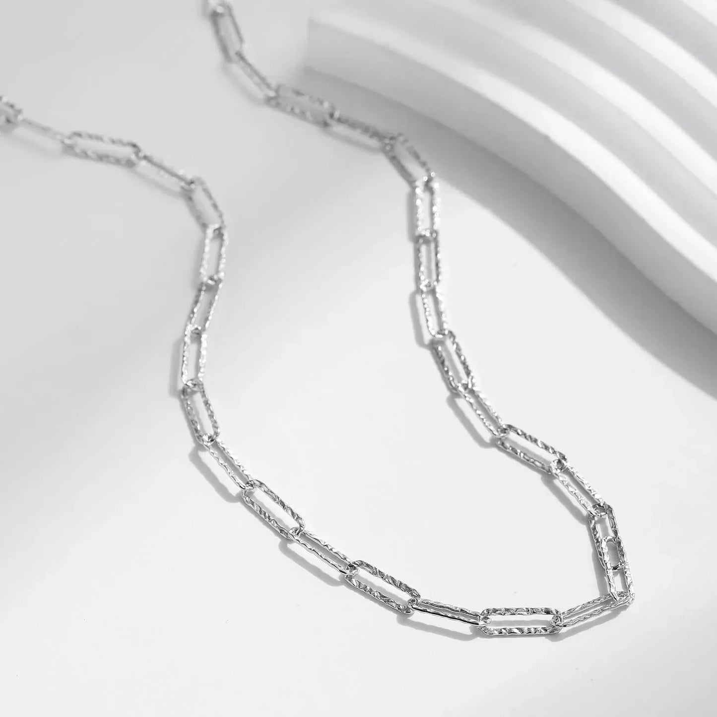 Tinfoil Texture Trendy Necklace