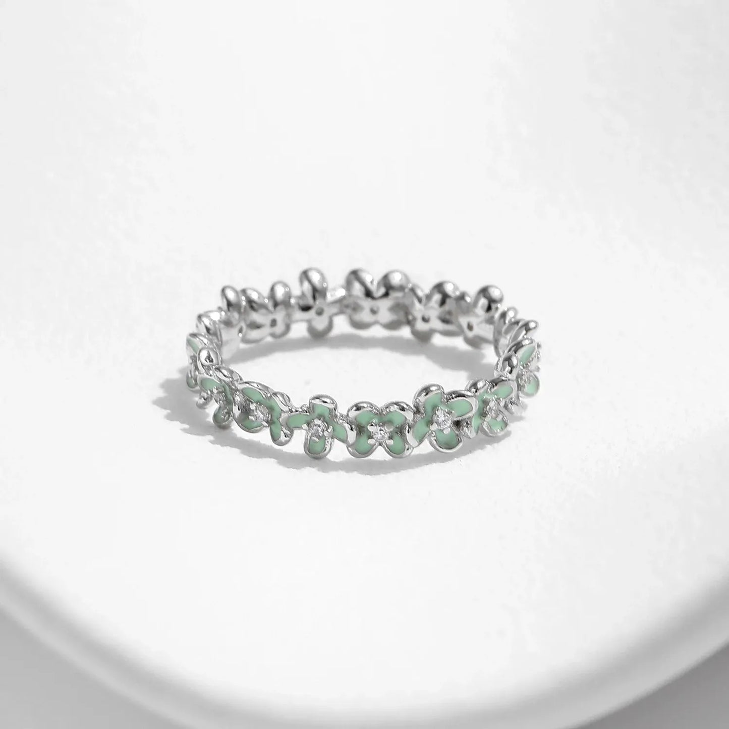 Flowers Bands Rings