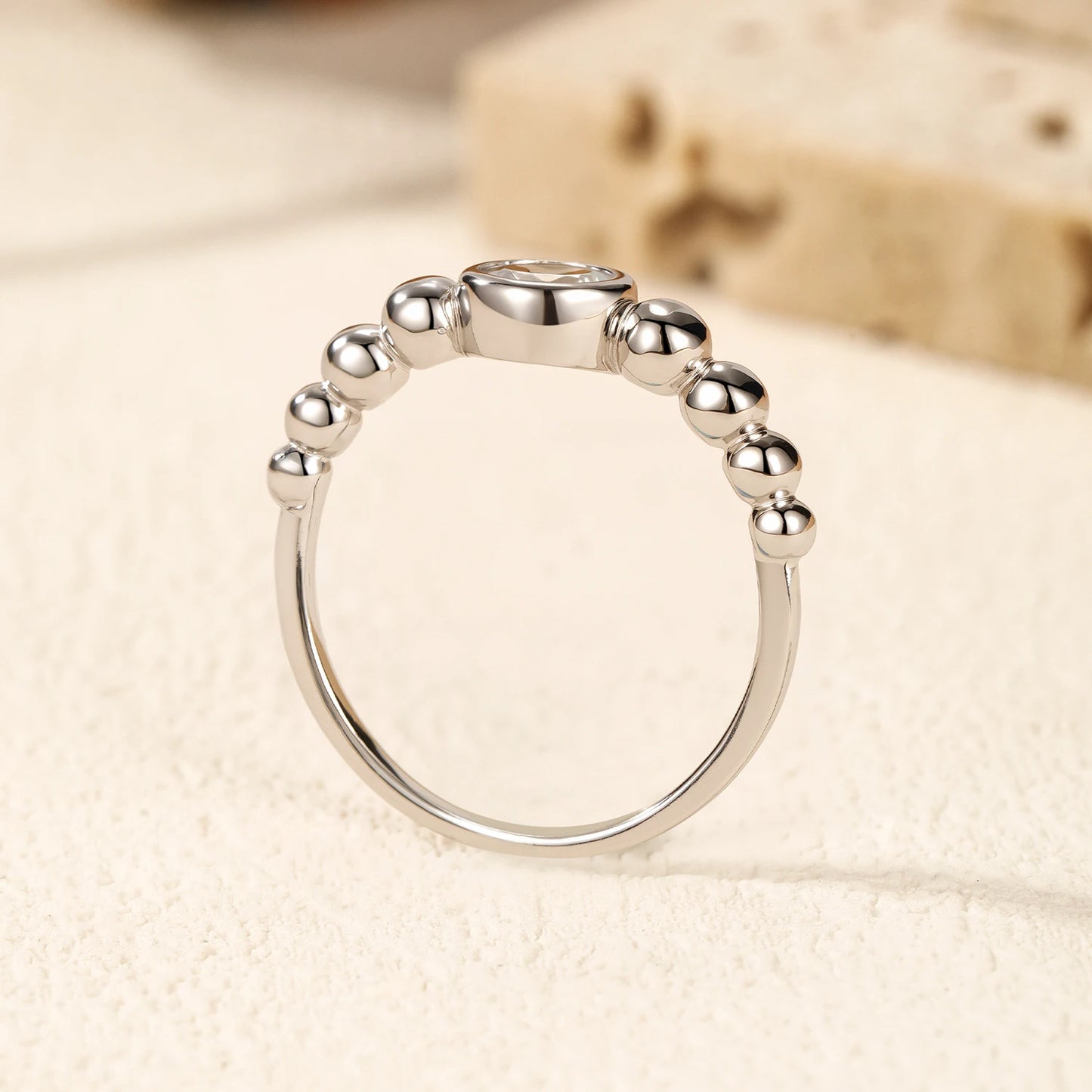 0.5Ct VVS1 Moissanite Ring