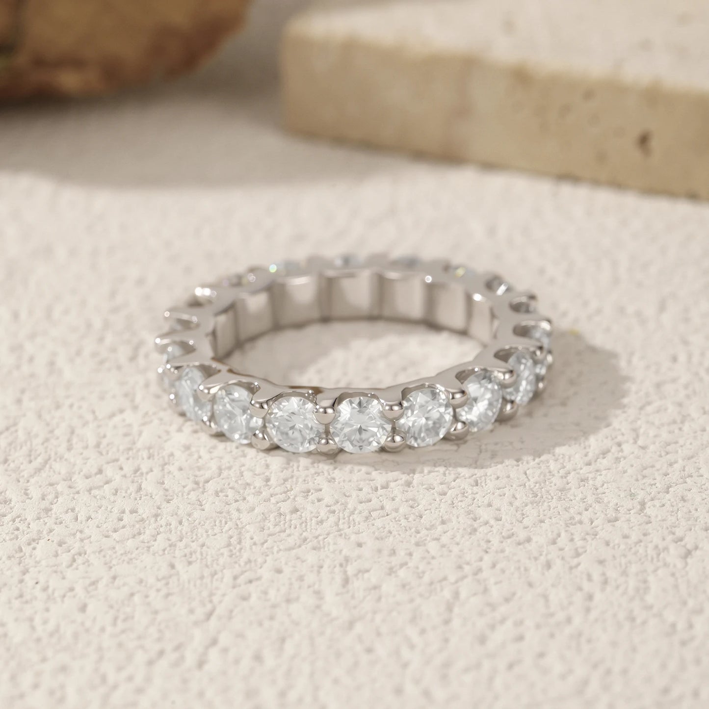 Round Eternity Band Ring