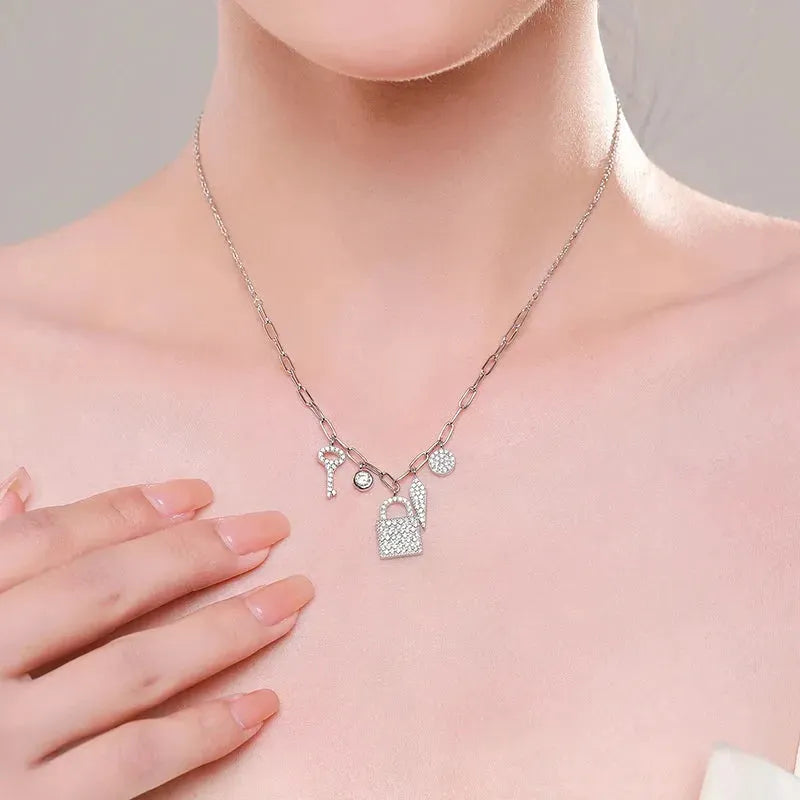 Lock Charm Necklace